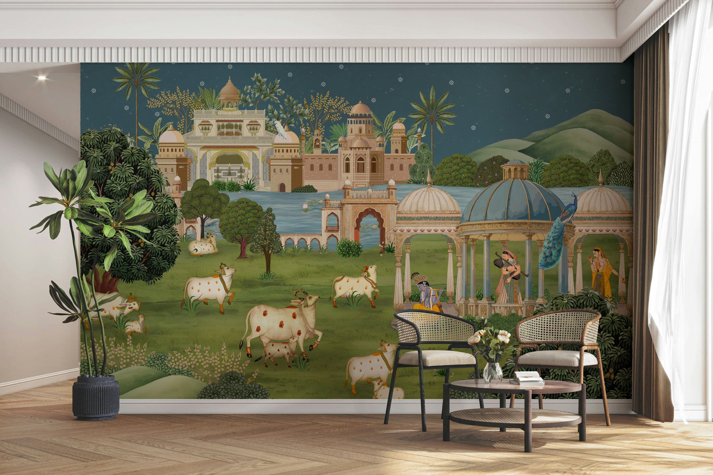 The image feels inviting and tranquil.

