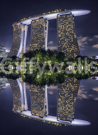Singaore Reflection Wall Mural