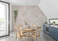 Skeletal Leaves Wall Mural