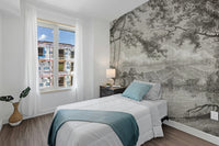 Hand-drawn Sketchy Hills Wall Mural
