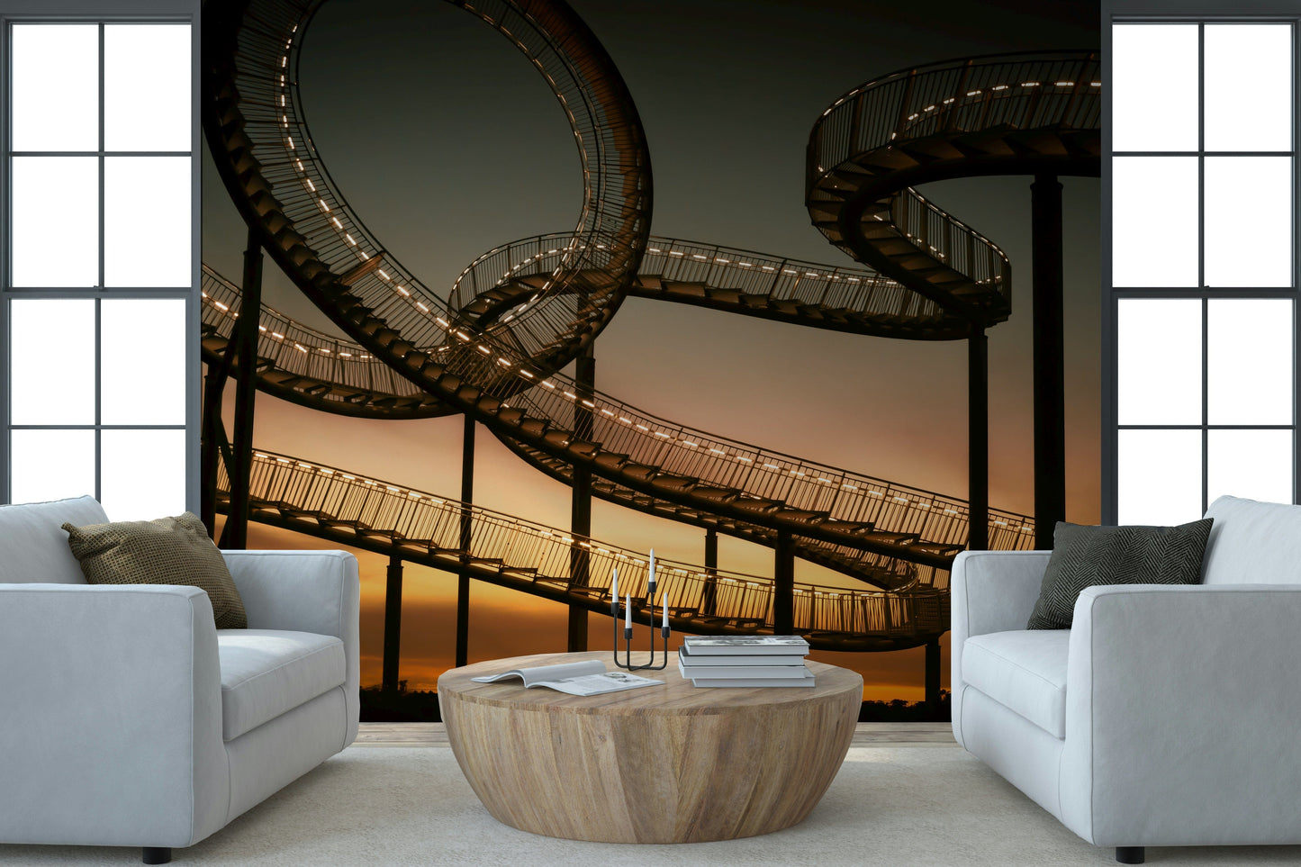 Sky Steps Wall Mural -2227112