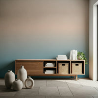 Add depth using skyline fade wall mural