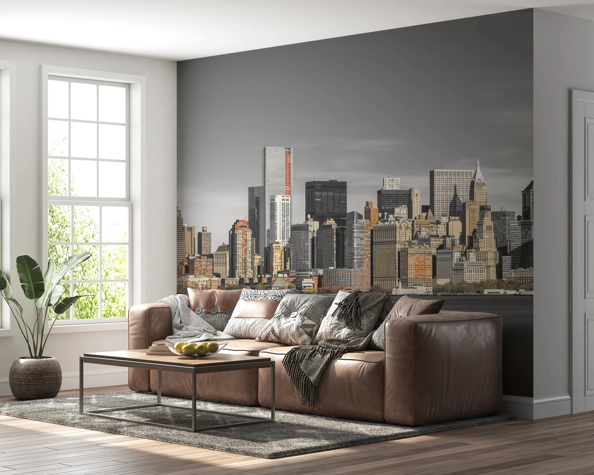Skyline of New York City Wall Mural