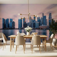 Skyscrapers at Twilight Wall Mural