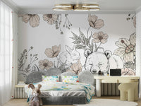 Sleeping Woodland Mural