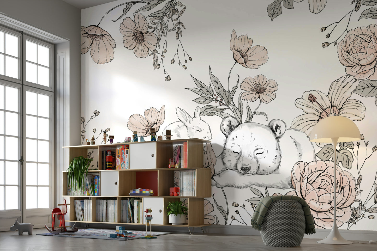 Sleeping Woodland Mural