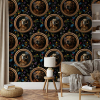 Full view of the mural on a wall.

