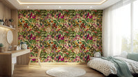 Artistic collage wallpaper with antique touch

