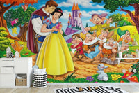 Fairytale-inspired Snow White saga mural for enchanting decor
