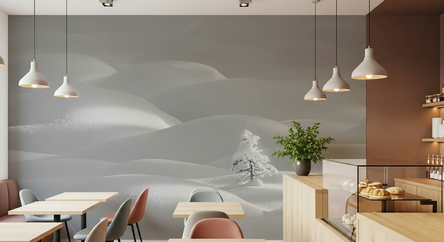 Snowscape Serenity Wall Mural -2178787