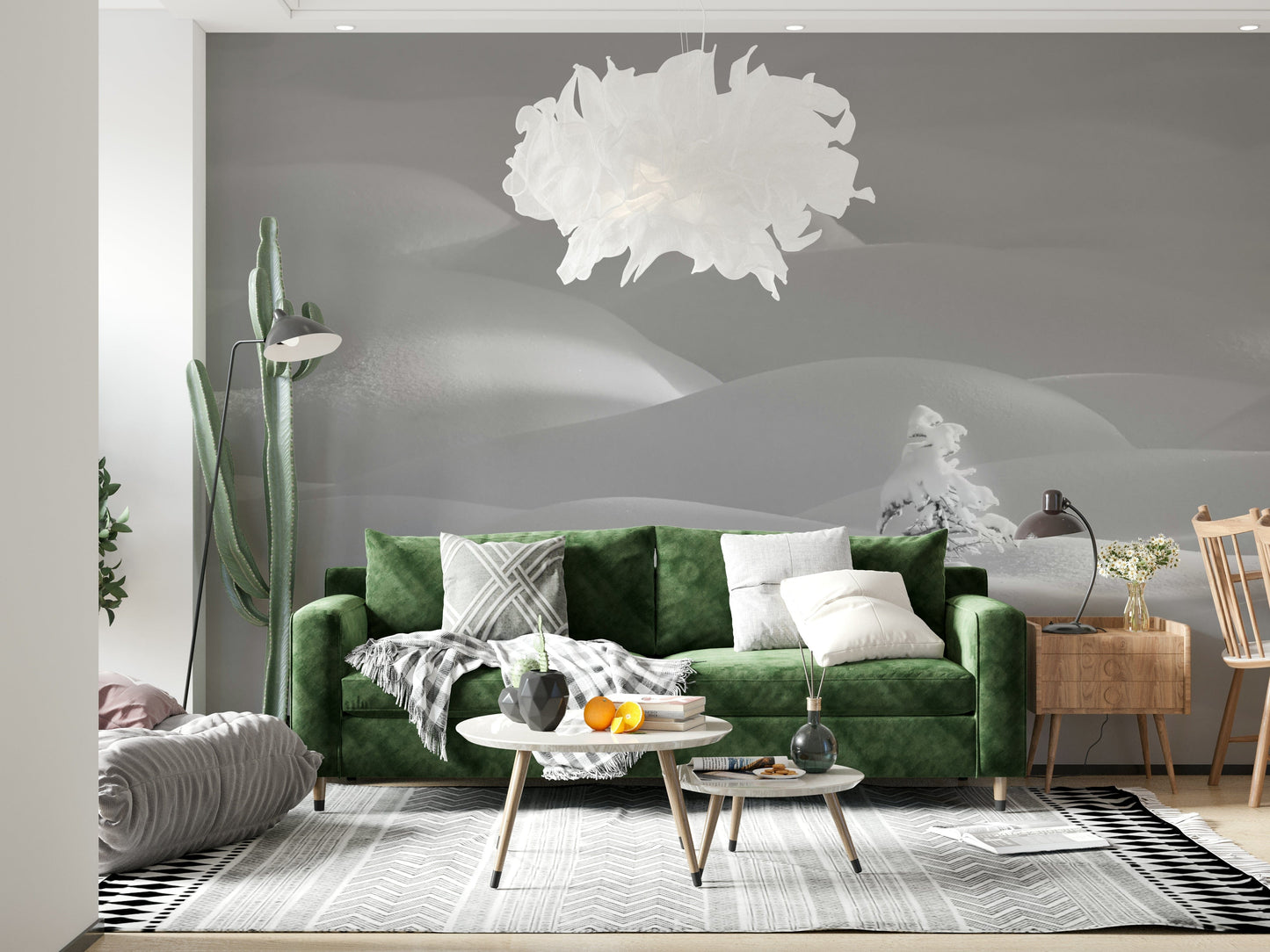 Snowscape Serenity Wall Mural -2178787