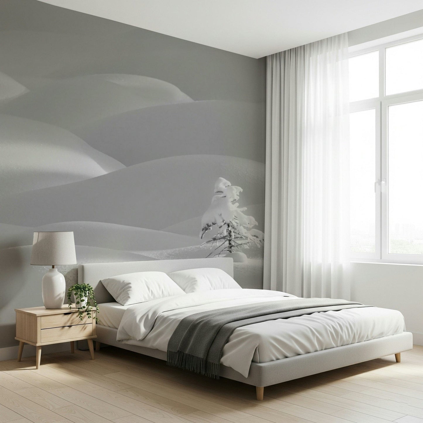 Snowscape Serenity Wall Mural -2178787