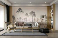 The scene evokes a feeling of quiet and peace.

