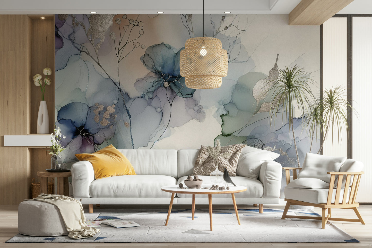 Soft Bloom Essence Wall Mural