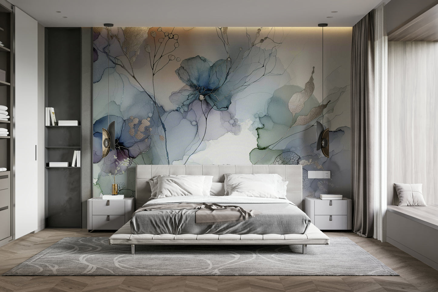 Soft Bloom Essence Wall Mural