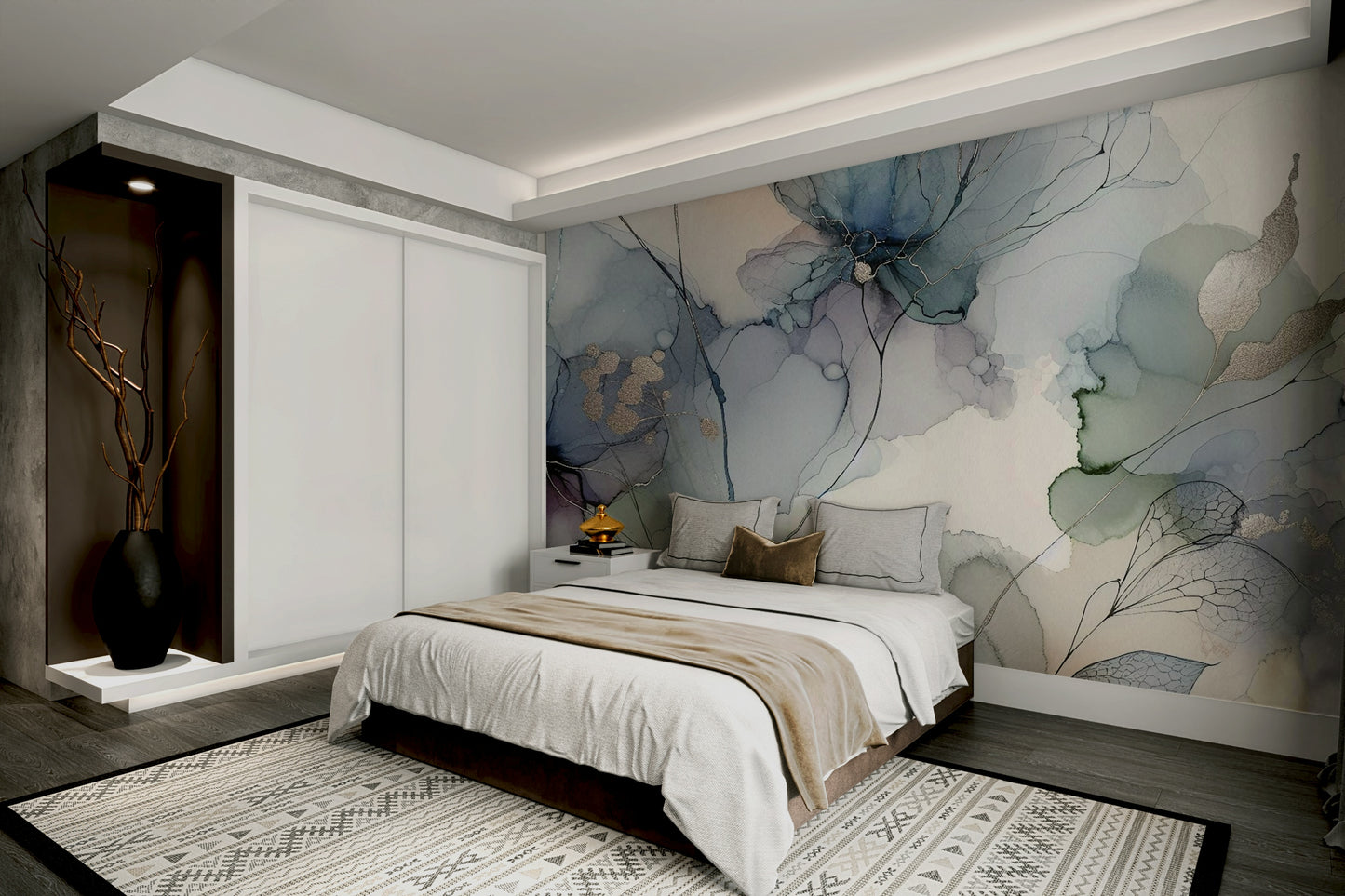 Soft Bloom Essence Wall Mural