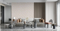 Calming soft stroke design wallpaper for modern, peaceful interiors.
