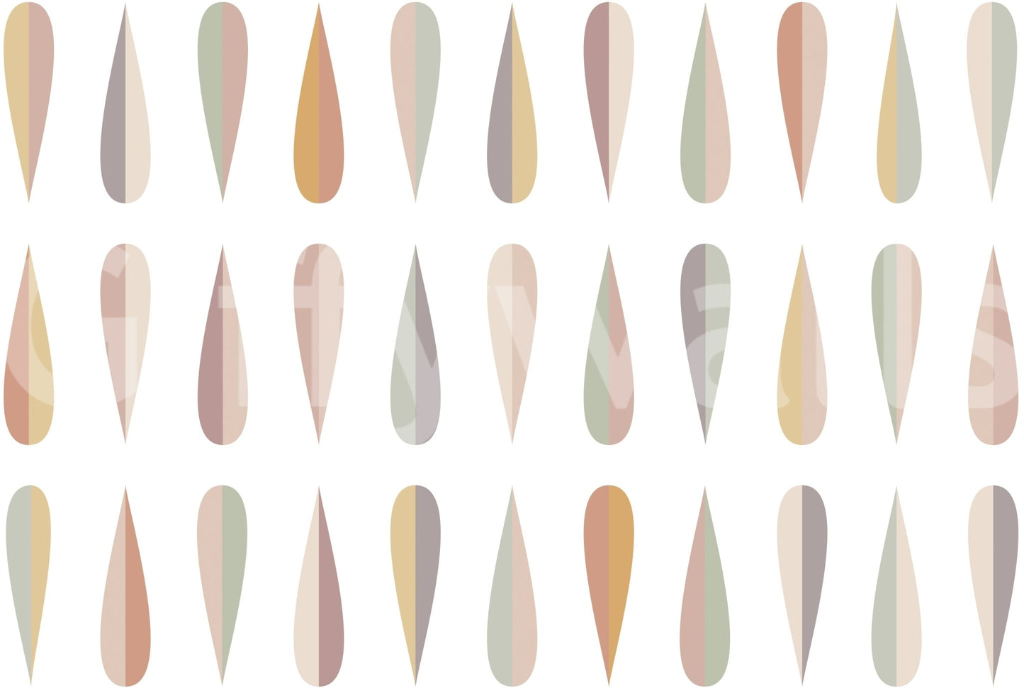 The design is non-realistic and interpretive.

