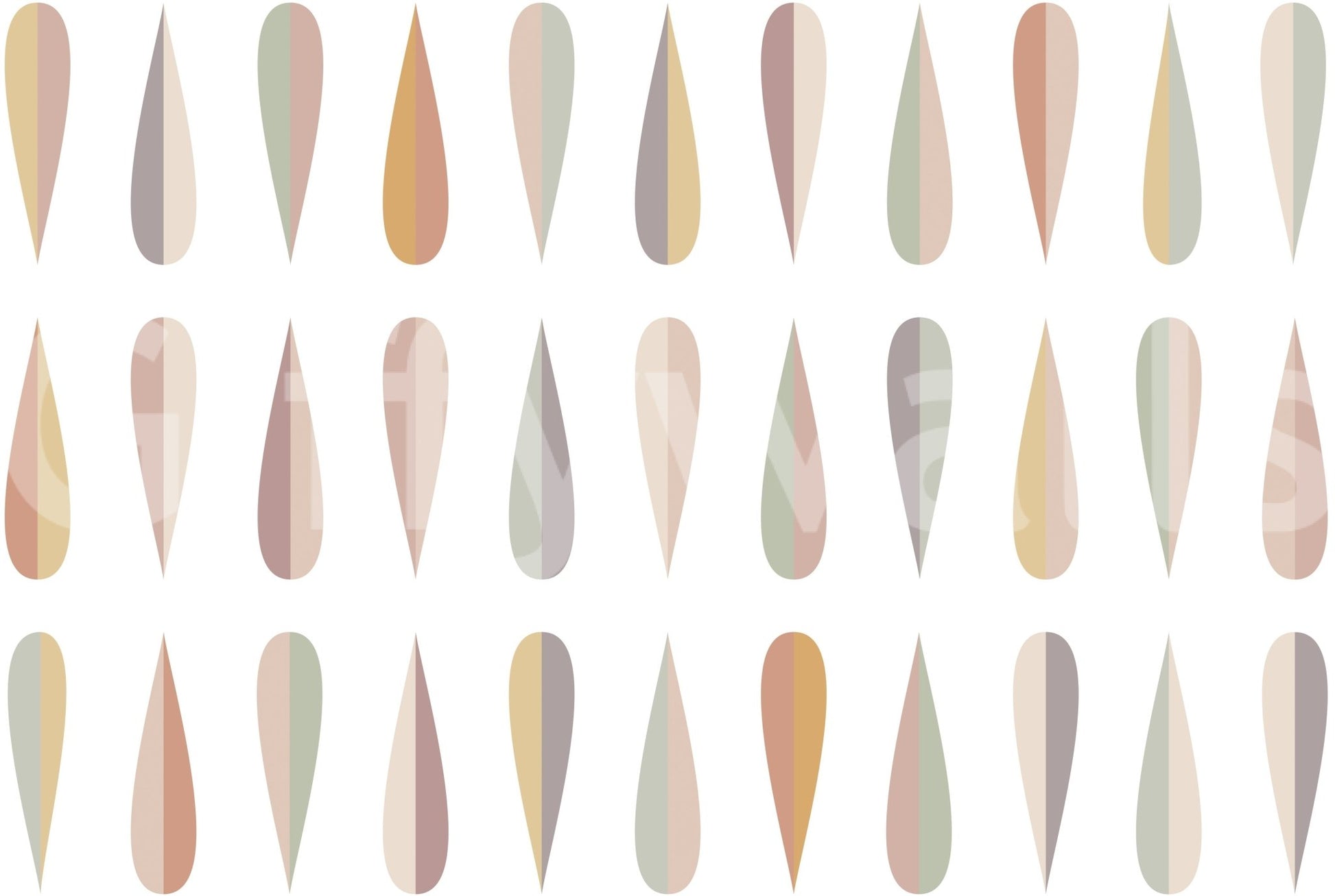 The design is non-realistic and interpretive.

