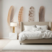 Soft Feather Array Wall Mural