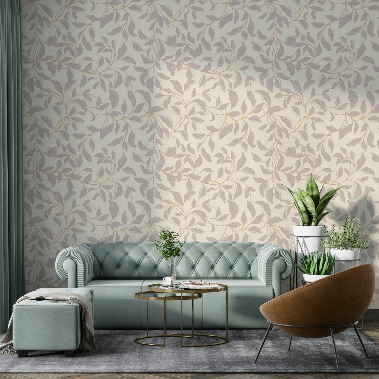 There's a strong sense of natural harmony, tranquility, and sophisticated charm.
