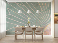 A classic abstract design wallpaper for walls.