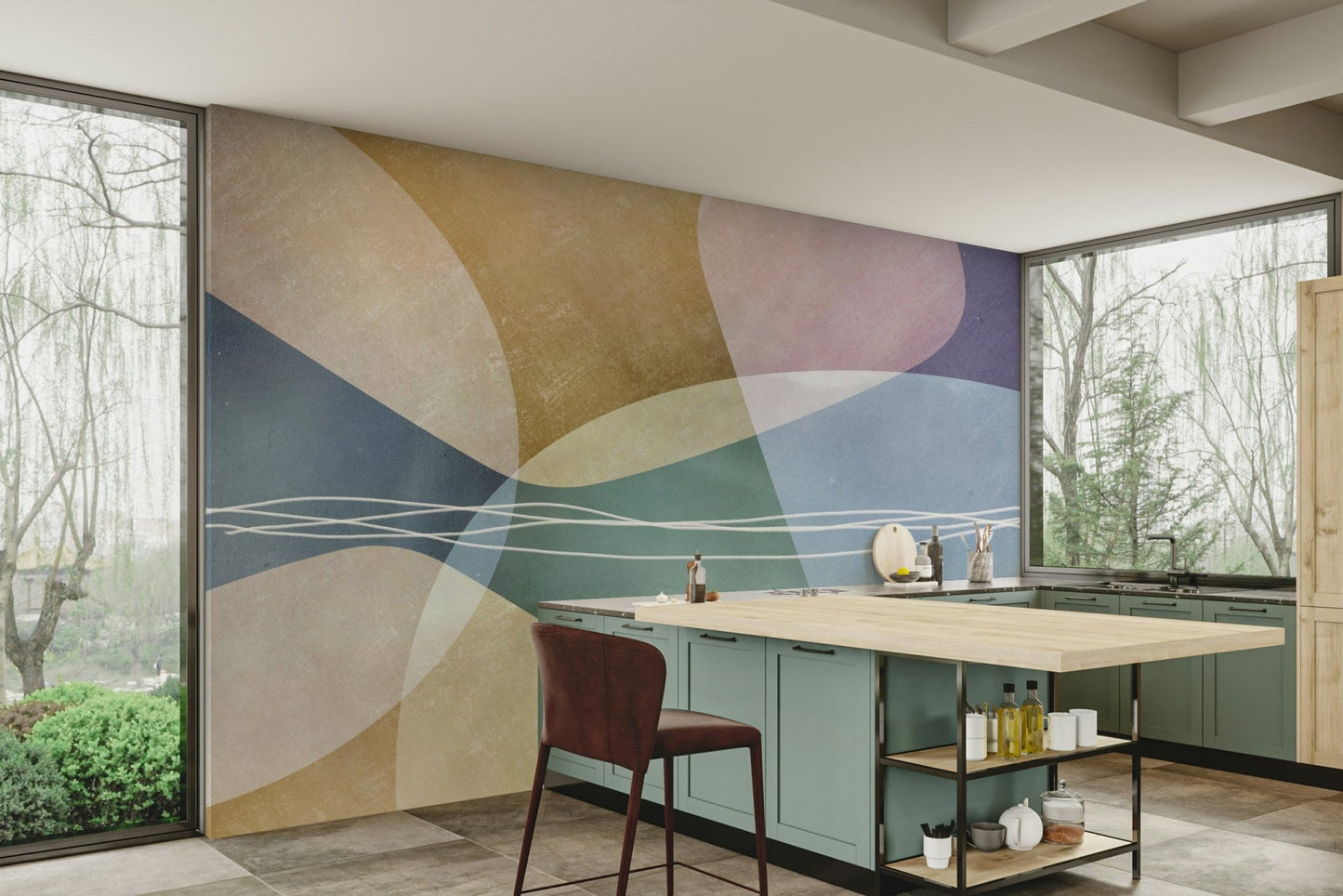 The look is sophisticated and very gentle.
