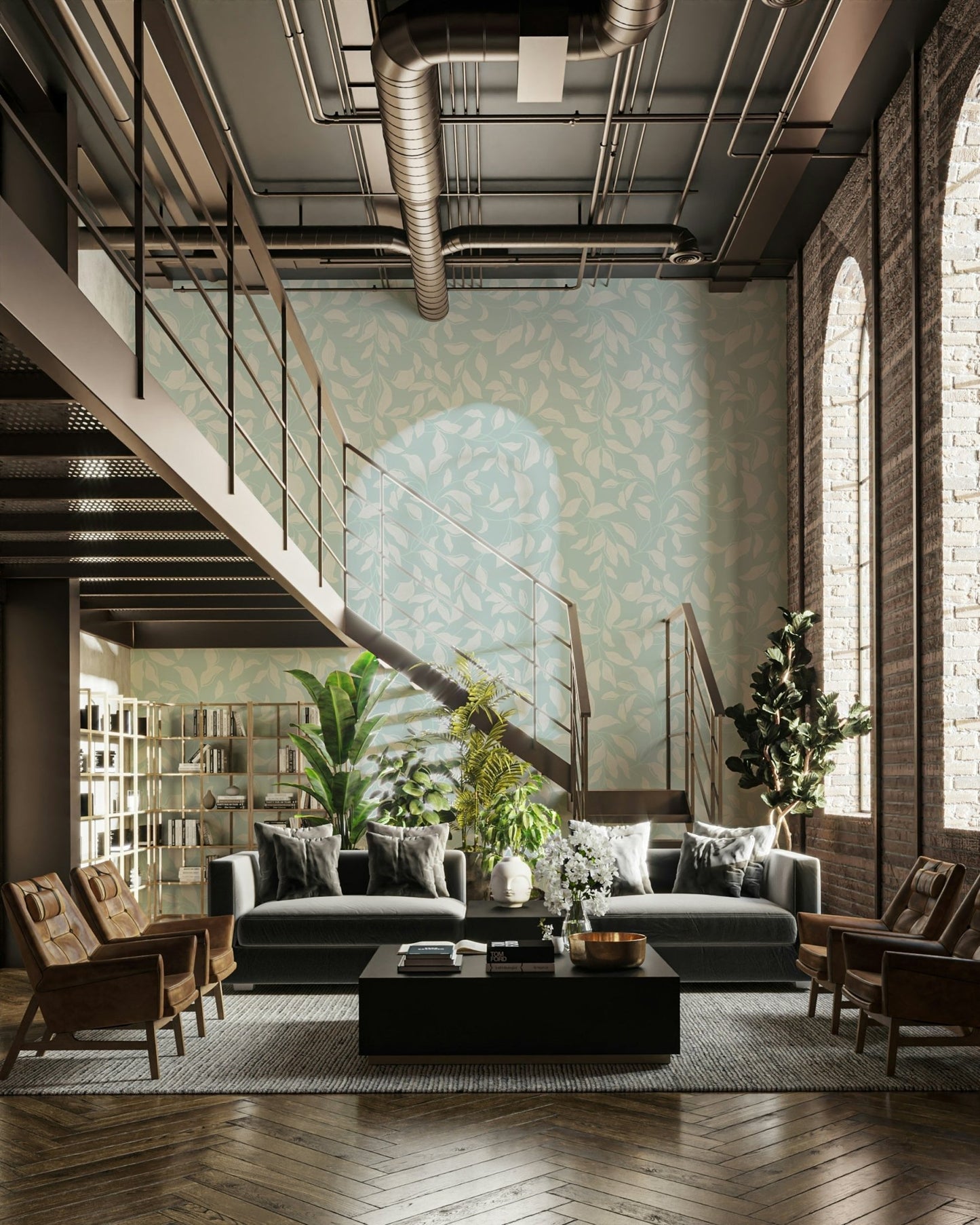 There's a strong sense of natural harmony, tranquility, and sophisticated charm.
