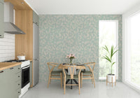 The design evokes a sense of peace, natural beauty, and softness.
