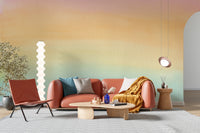 Soft Pastel Watercolor Gradient Wallpaper Mural - Giffywalls