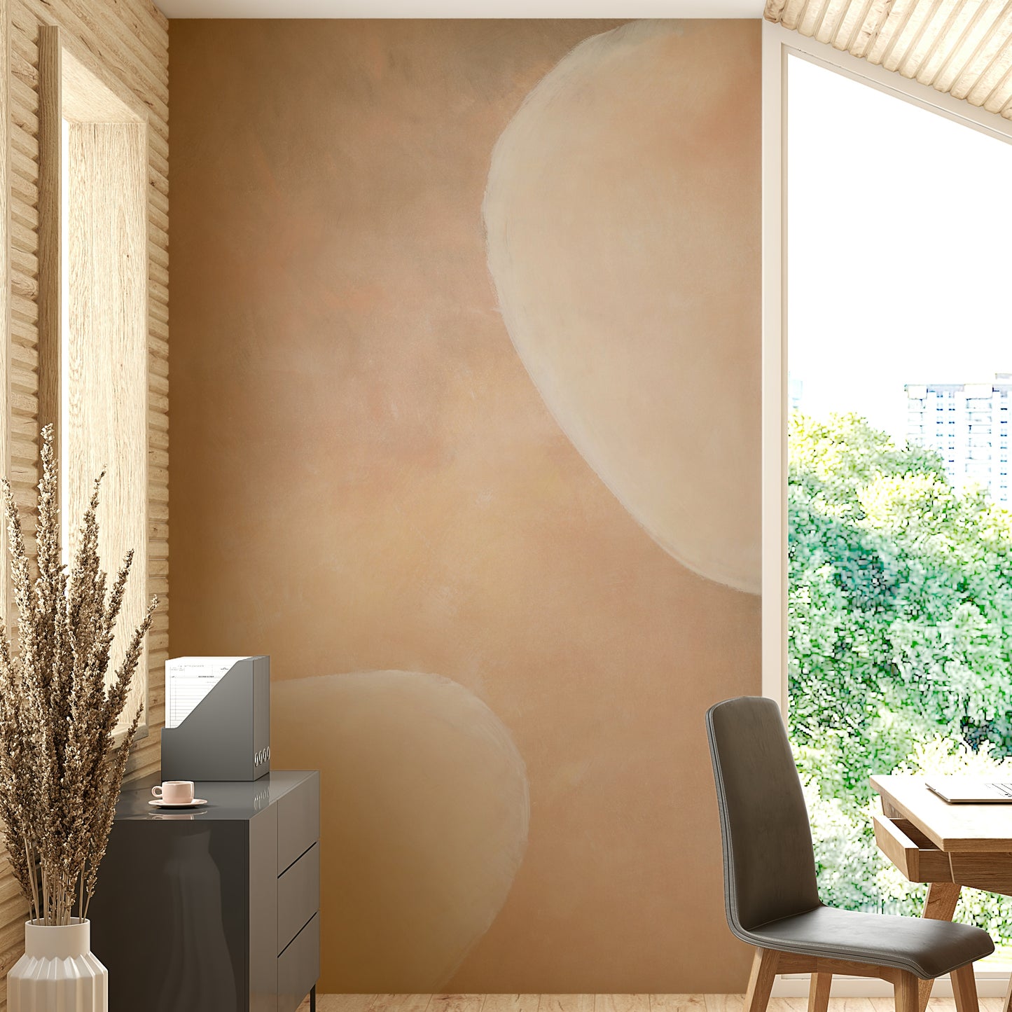 Soft sands minimalist wallpaper design

