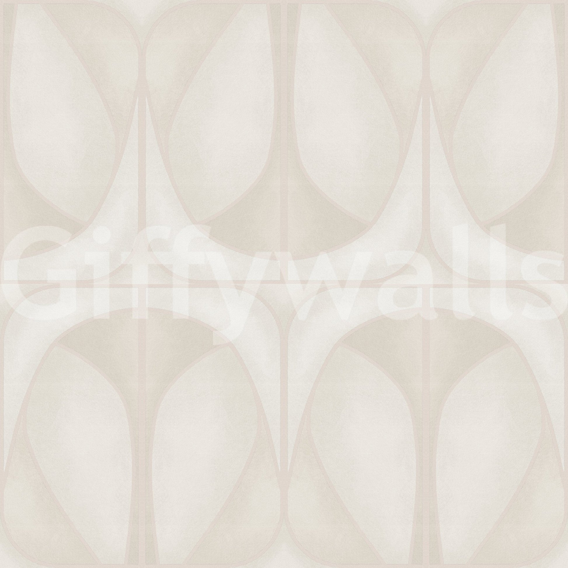 Softy Dèco Geometries Cloud Dancer cream peel and stick