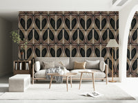 Moody Softy Dèco Geometries Dramatic Charm wall mural decor.
