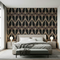 Trendy peel and stick wallpaper Softy Dèco Geometries Dramatic.