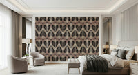 Softy Dèco Geometries peel and stick wallpaper matte finish.
