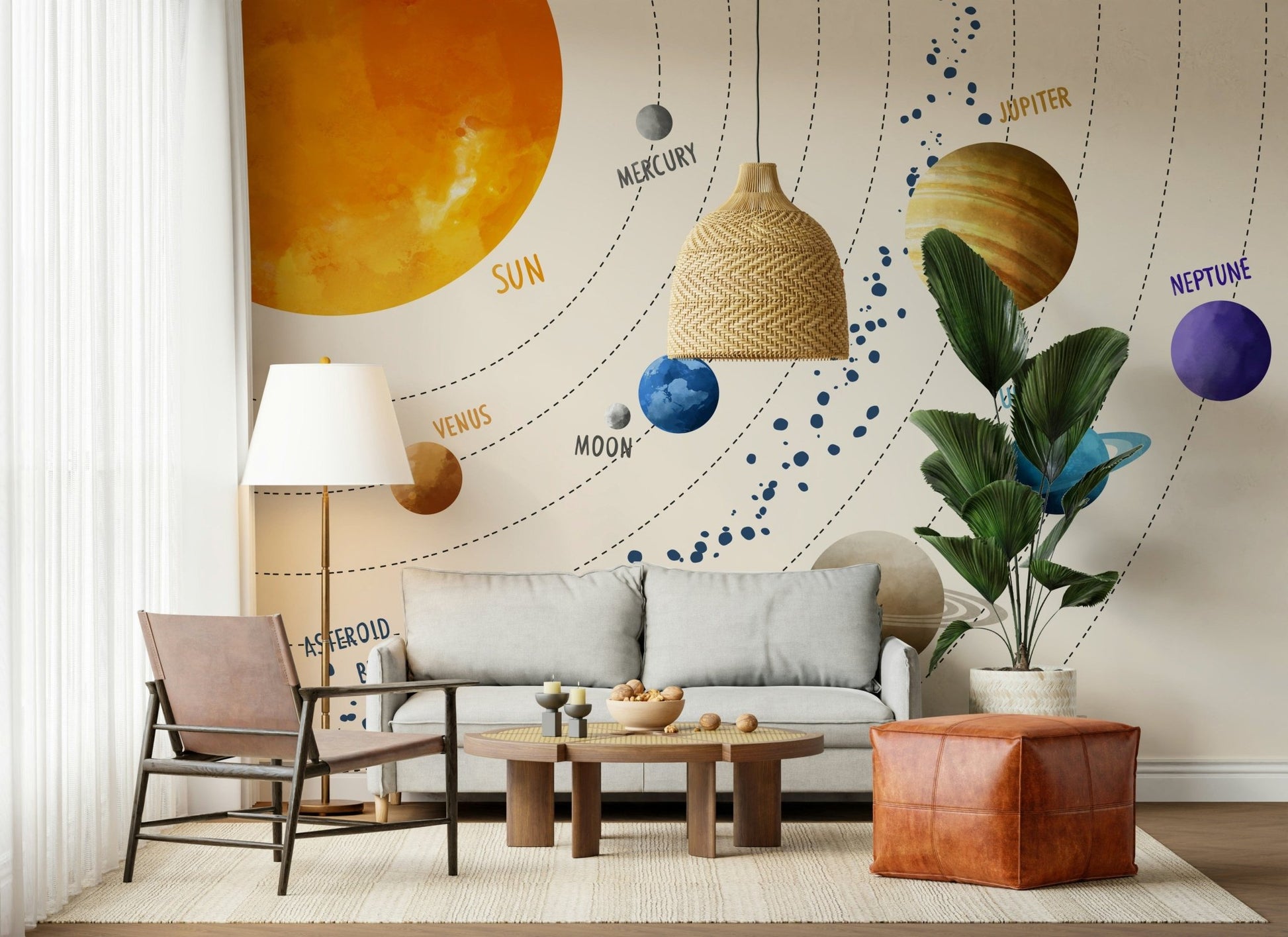 Solar System Wall Art Wall Mural