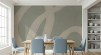 A beautiful subtle abstract wallpaper mural with a flowing texture.