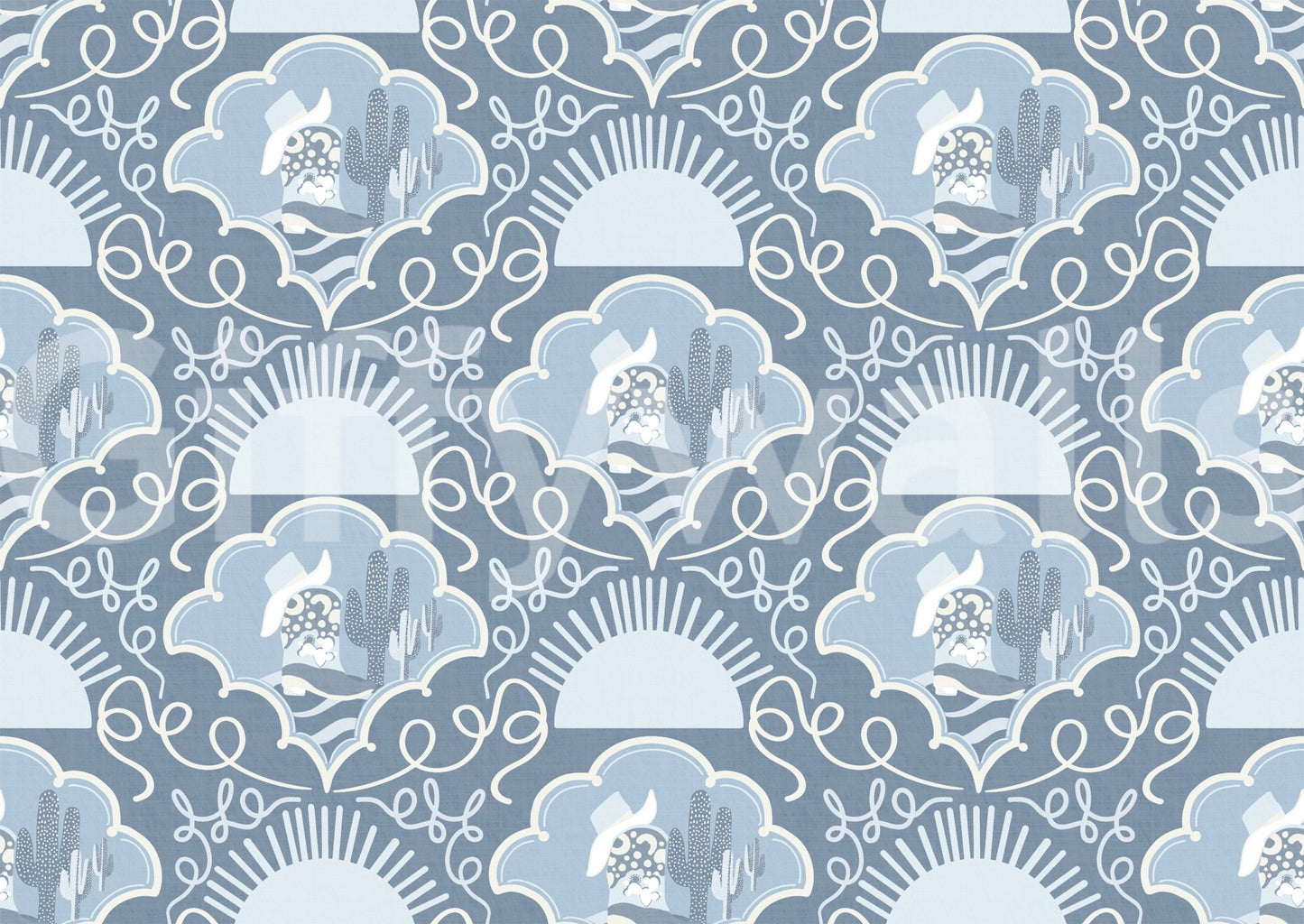 The image captures the spirit of the Southwest.

