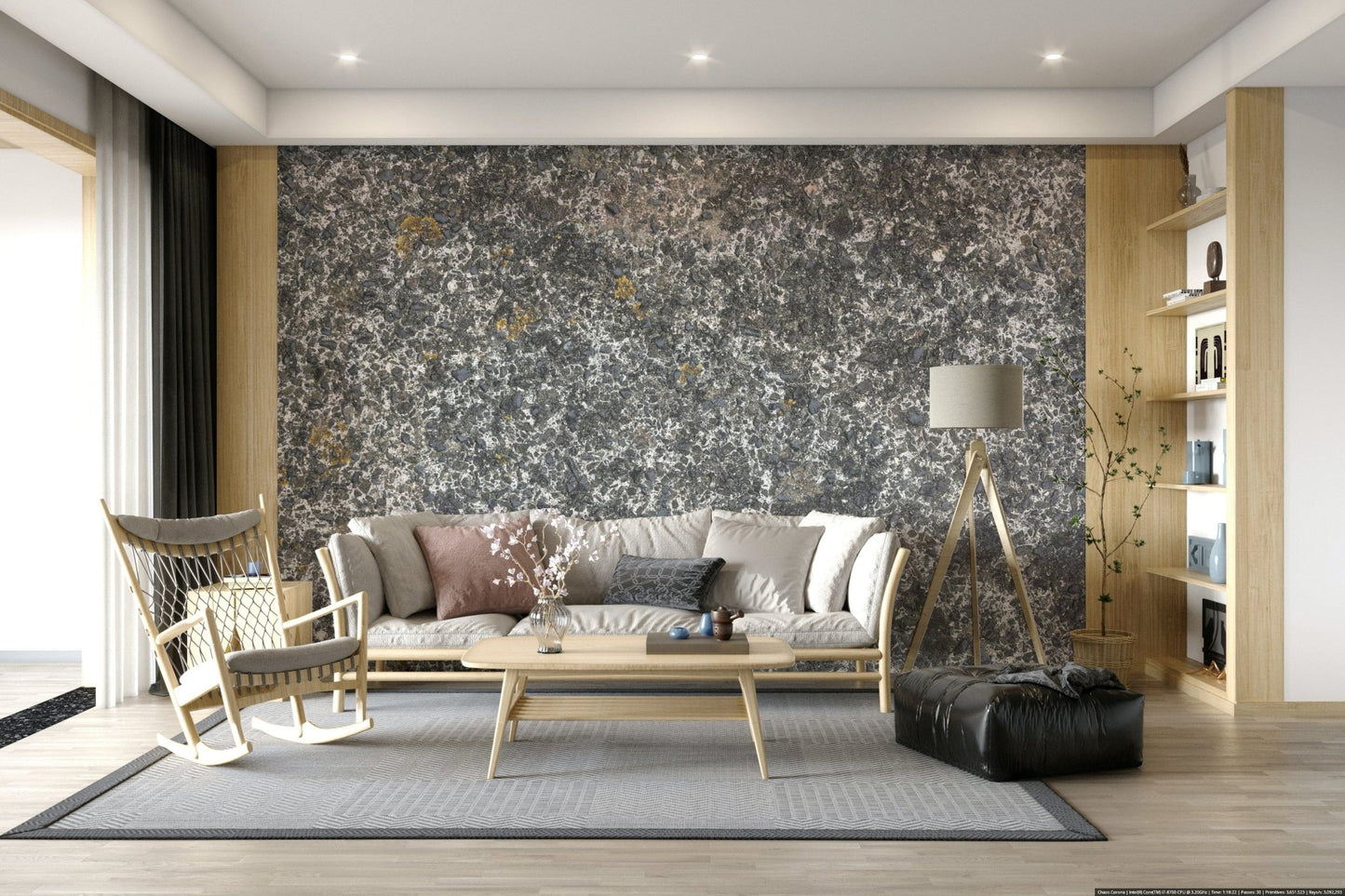 Speckled Stone Texture Wall Mural -2566598