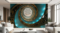 Spiraling Grandeur Wall Mural