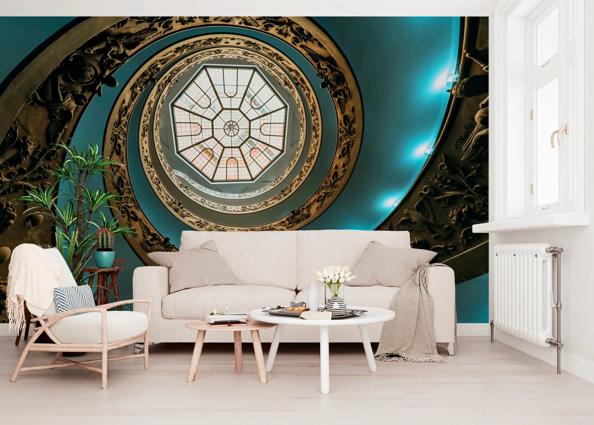 Spiraling Grandeur Wall Mural