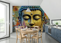 The composition is abstract and flowing.

