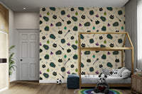 Boo! Halloween Fun Pearl bat wall mural
