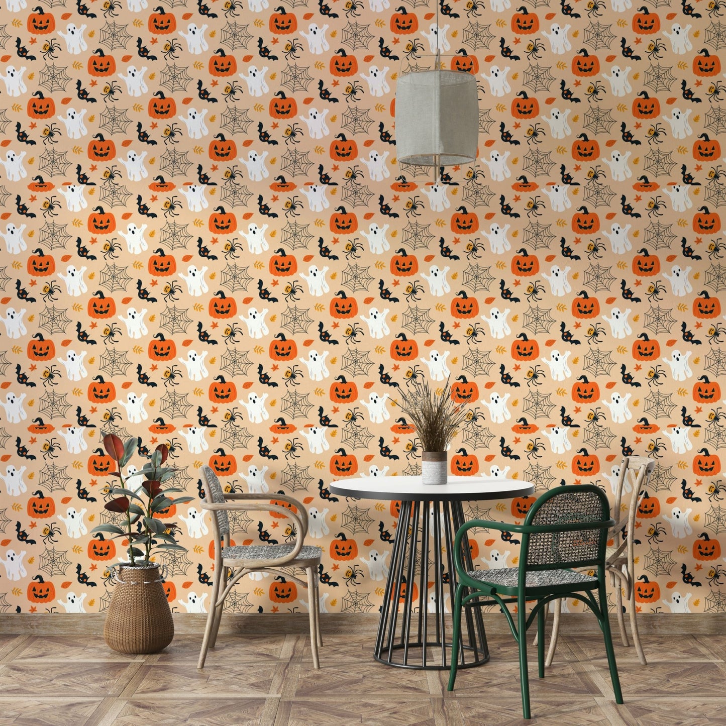 Spooky Season Friends scary wallpaper.
