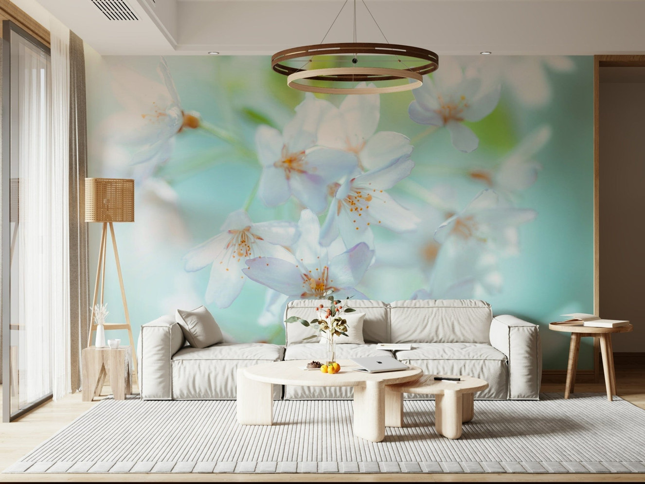 Springtime Blossoms Wall Mural
