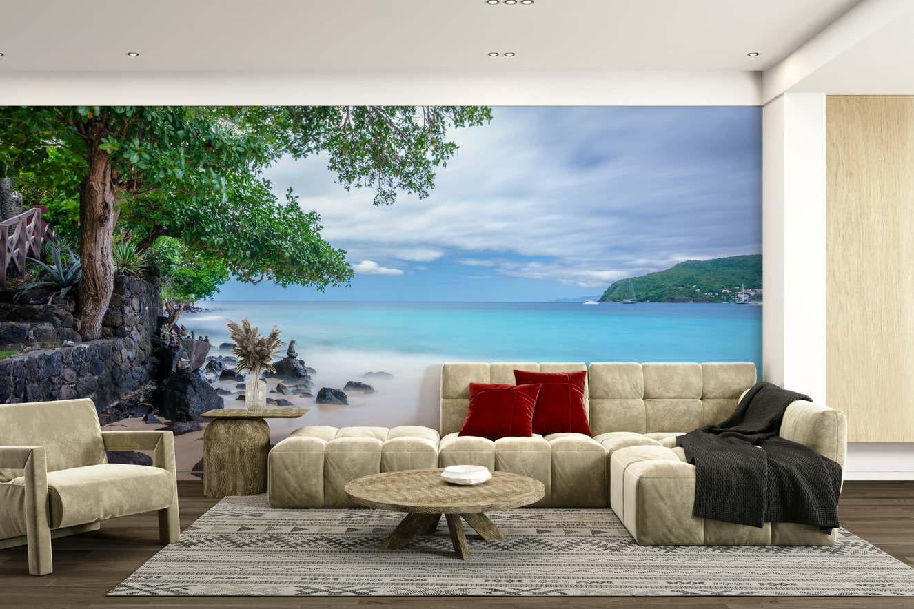 St Vincent beach island wall covering