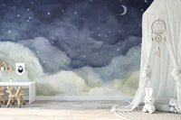 Stardust Veil Wallpaper Mural - Giffywalls