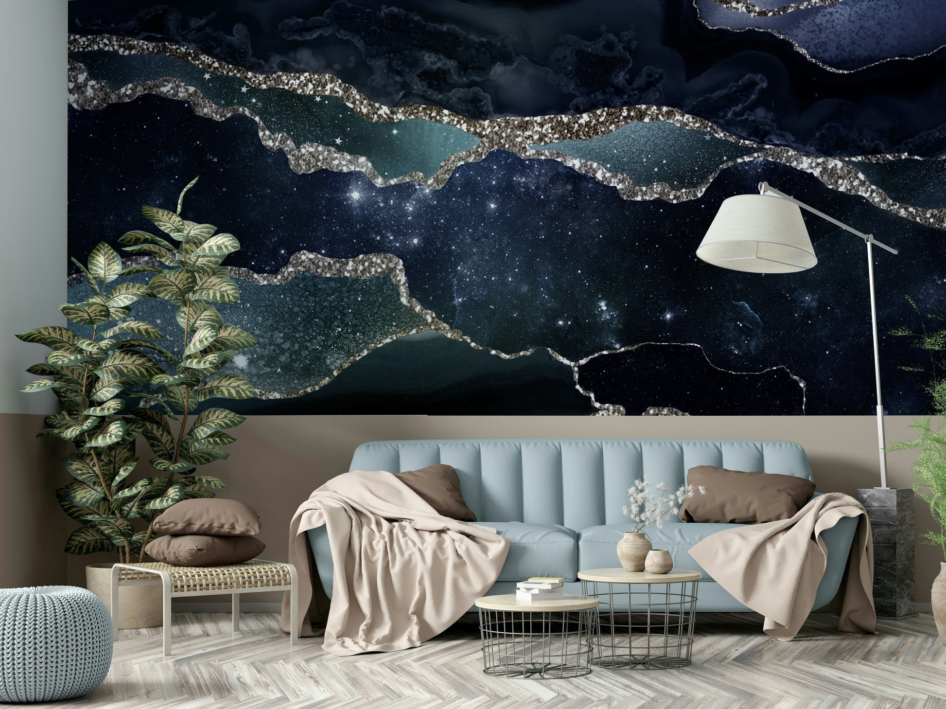 A high-quality print of a luxurious texture.

