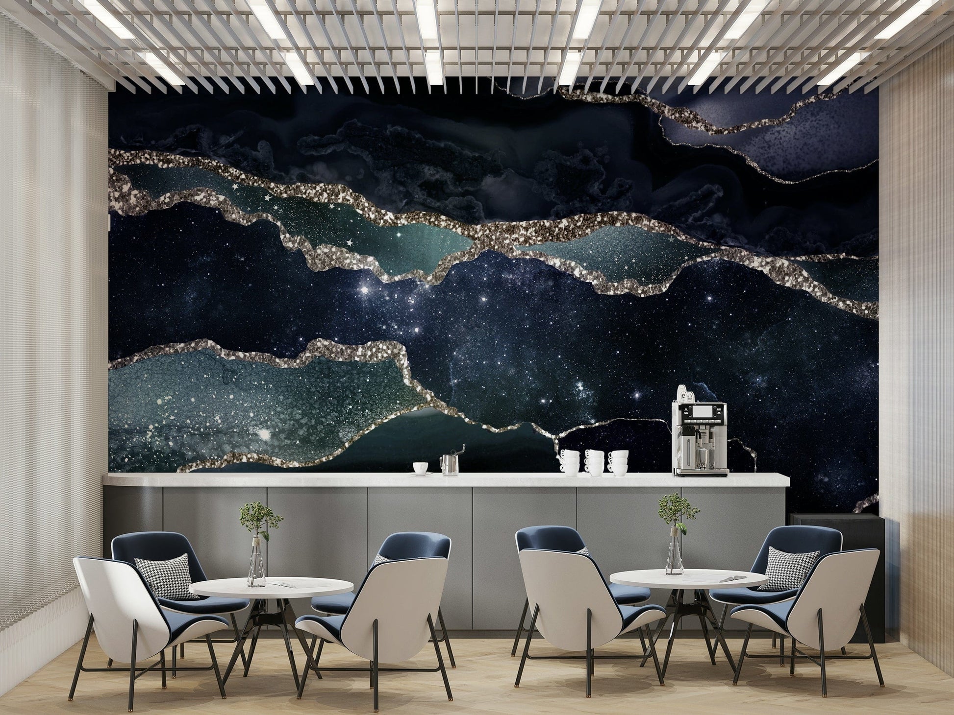 A seamless pattern for a living room or bedroom.


