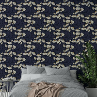 Starlight floral mural wallpaper

